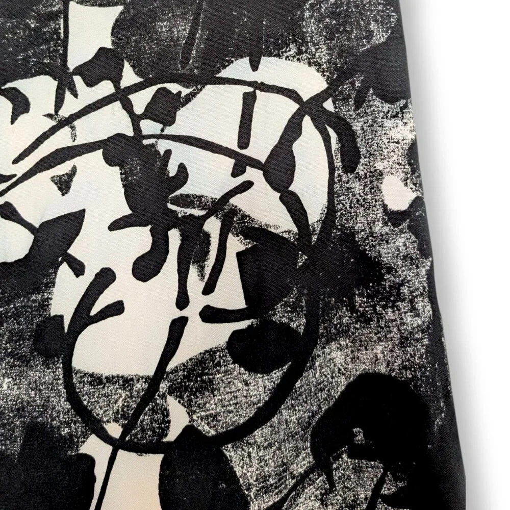 Piazza Sempione made in Italy Rorschach abstract art high rise skirt IT 46